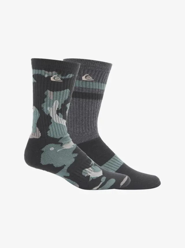 QUIKSILVER THYME CAMO 2 PACK-ΚΑΛΤΣΕΣ ΑΝΔΡΙΚΕΣ CAMO