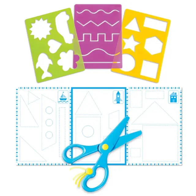 Learning Resources Σετ Χαρτοκοπτικής & Σχεδίασης Σχημάτων από 3+ ετών LER 5568 3