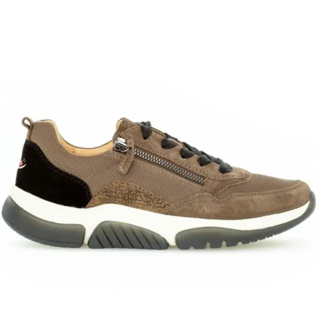Gabor Sneakers Γυναικείο Δέρμα Νυbuck/ύφασμα Καφέ GAB/76938 30-MOHAIR SCHWA