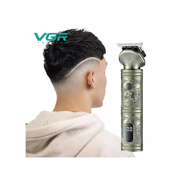 VGR 6in1 Grooming Kit Επαναφορτιζόμενη Κουρευτική Μηχανή Χρυσή V-106 3