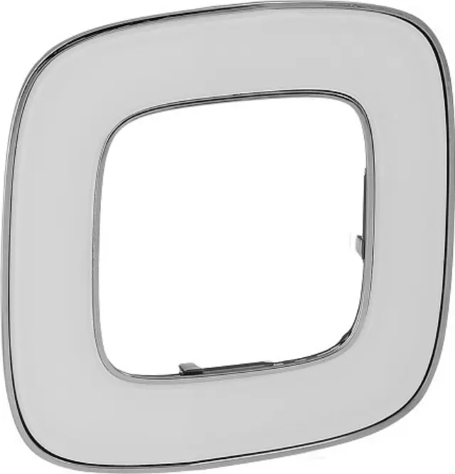 Plate Valena Allure White, IP20, IK04, 91.5 mm, 10 mm, 1-Gang