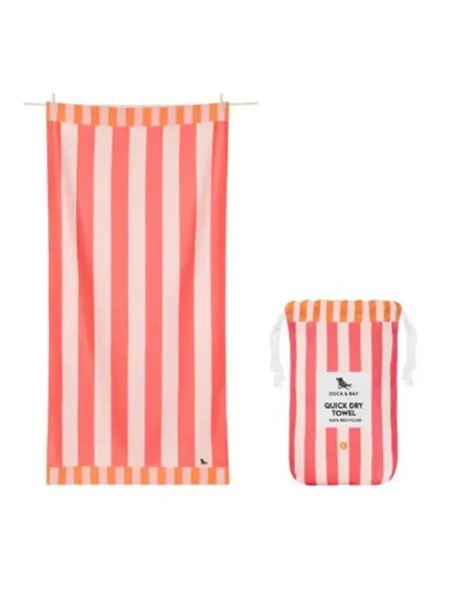 Dock & Bay: Πετσέτα θαλάσσης Quickdry Raspberry Road Microfiber (Μικροϊνες) L (160x90εκ.)