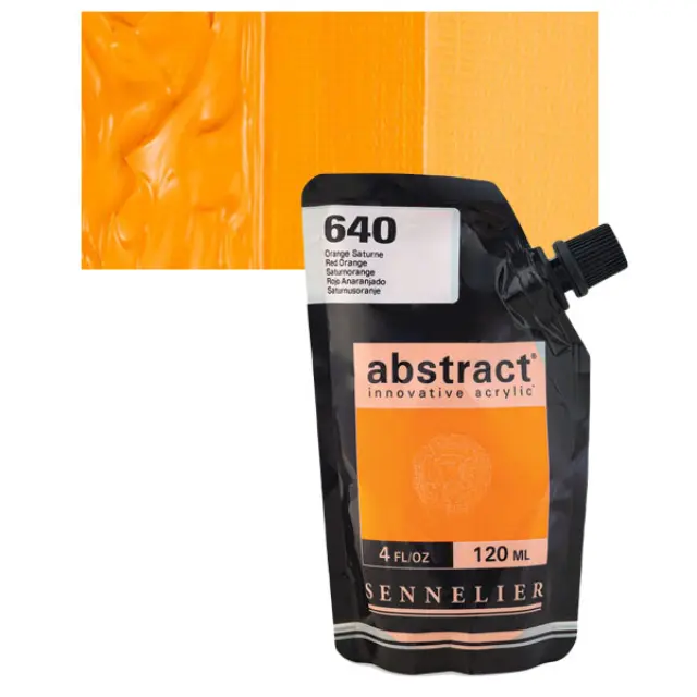 Ακρυλικό Sennelier Abstract 640 Red Orange - 120ml