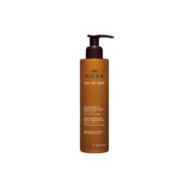 NUXE Rêve de Miel Gel nettoyant et démaquillant visage- Gel καθαρισμού και ντεμακιγιάζ προσώπου 200ML