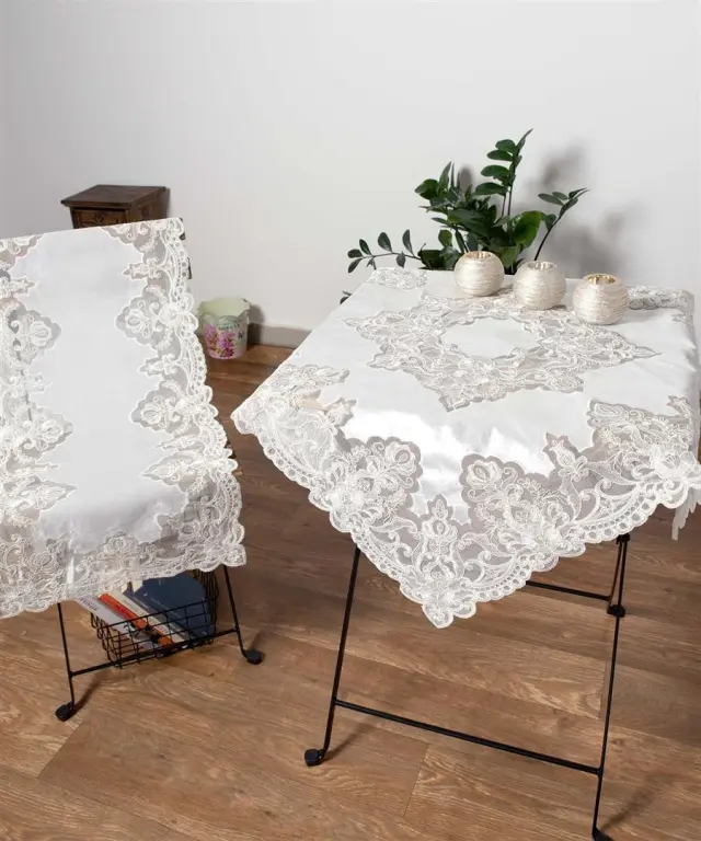 τραβέρσα (45cm X 170cm) YL169-14B λευκό - -