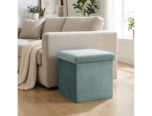 Σκαμπό Giulia Home Deco Factory με αποθηκευτικό χώρο και διαστάσεις 38x38x38cm HD6811
