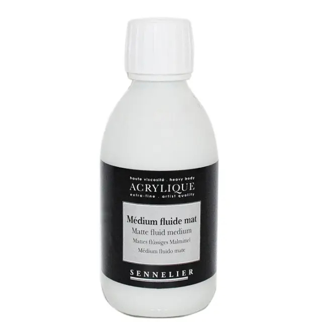 Sennelier Matte Fluid Medium για Ακρυλικά - 250ml