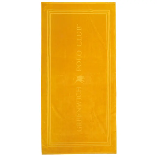 Πετσέτα Θαλάσσης 90x170 400gsm Essential Greenwich Polo Club 4065 Yellow 100% βαμβακερό