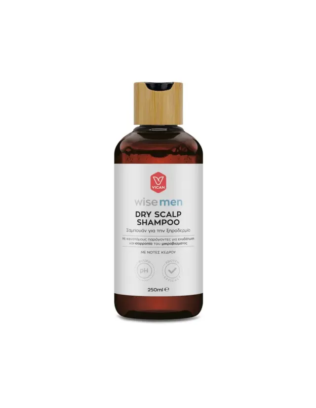 Wise Men | Dry Scalp Shampoo Ανδρικό Σαμπουάν για την Ξηροδερμία με Νότες Κέδρου | 250ml