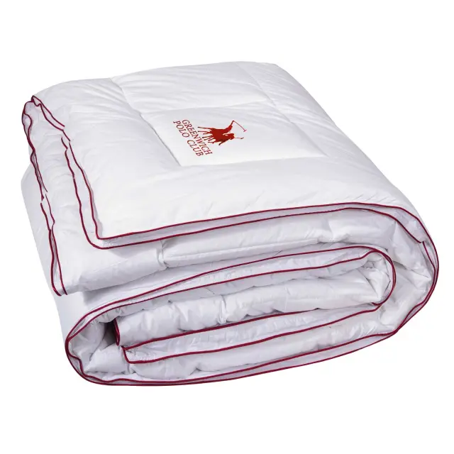 Πάπλωμα 160x220 Μονό 250gsm Microfiber Greenwich Polo Club 2347 White 100% βαμβακερό