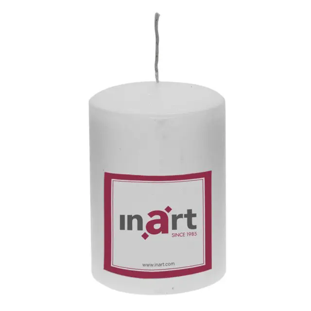 Κερί Παραφίνης λευκό 7x10cm Inart 3-80-474-0004