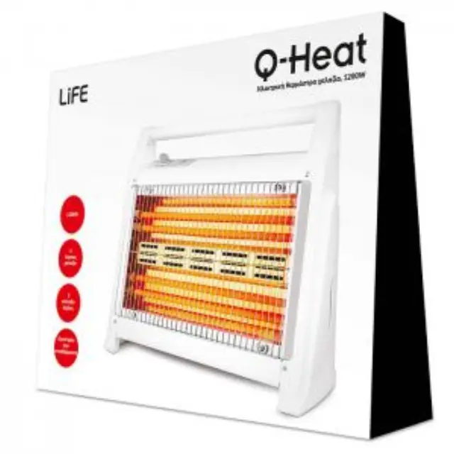 Ηλεκτρική θερμάστρα χαλαζία, 1200W 3