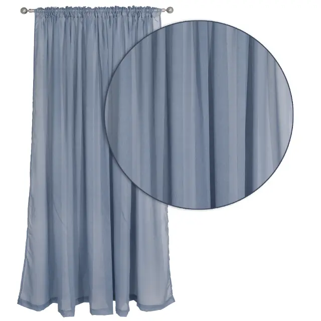 Κουρτίνα Με Τρέσα 300Χ270 Curtain Das Home 2199 Σιέλ 2