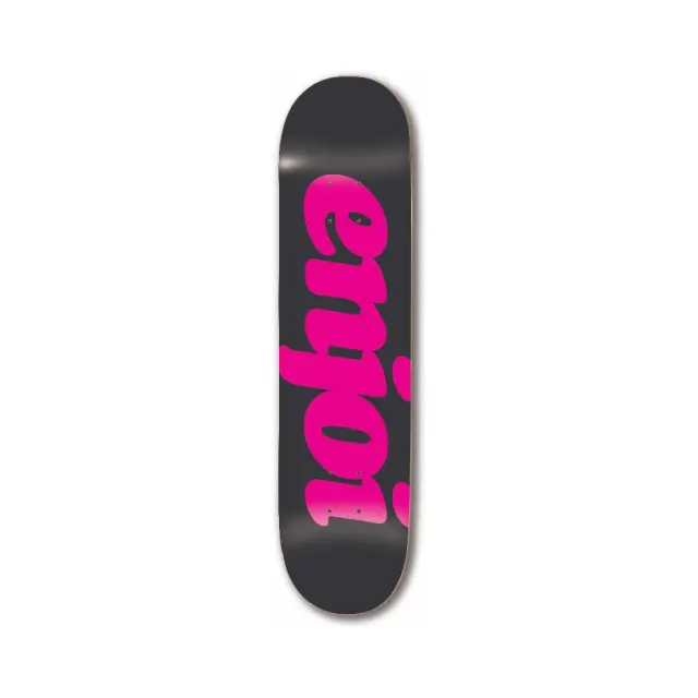 Enjoi Black Deck Flocked HYB - Μαύρη σανίδα 7.75''