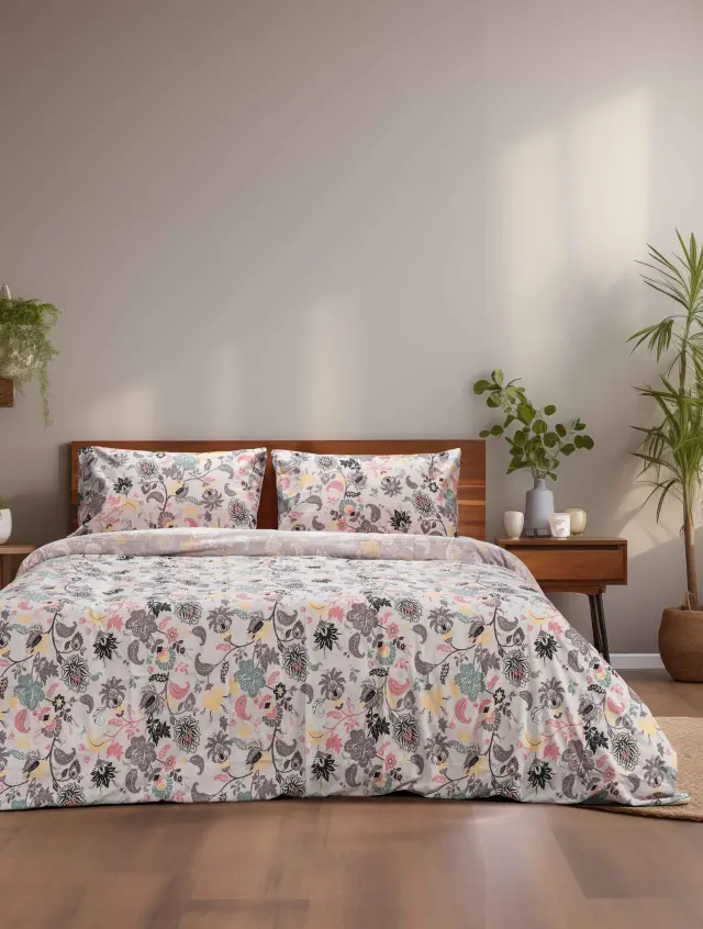 Σετ Σεντόνια SPRIGS MADI γίγας (King Size): 270 x 260 + 2 μαξιλαροθήκες 52 x 72 εκ. 3