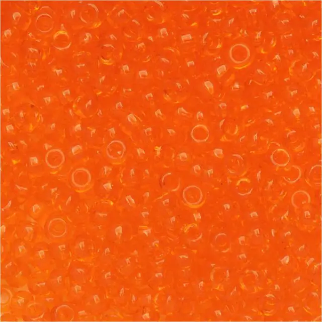 Χάντρα Miyuki Round Rocailles 8/0 - 9138 - Transparent Orange ~25gr