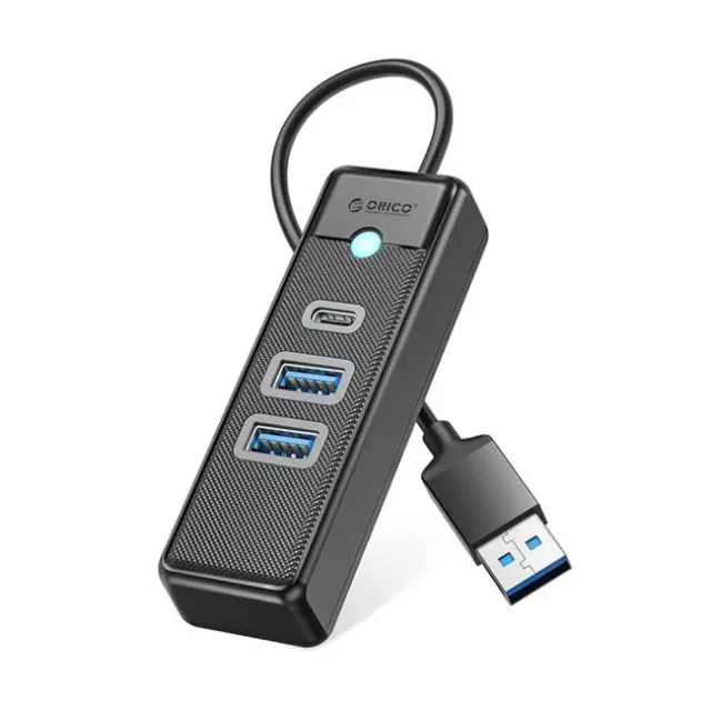 Orico Docking Station PWC2U-U3 2x USB-A 3.0 1x USB-C 3.0 1.8m Black