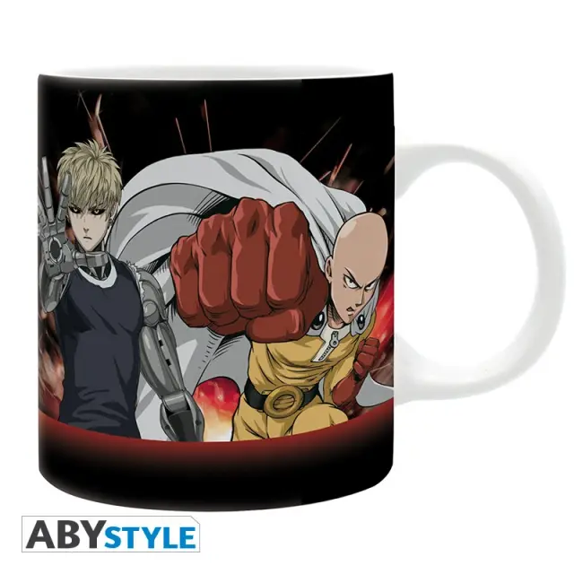 ONE PUNCH MAN - Mug - 320 ml - Saitama + Genos