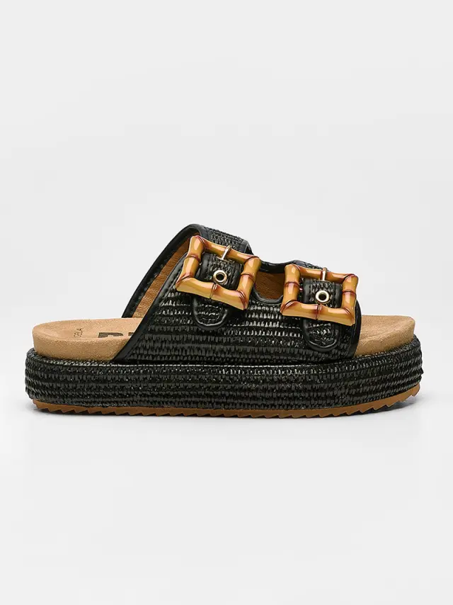 DNG Πέδιλα Γυναικείο Άλλα Υλικά Μαύρο DNG/28050 NEGRO 3