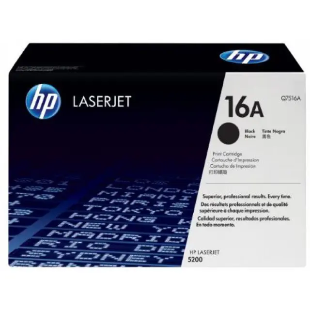 HP 16A Γνήσιο Toner Laser Εκτυπωτή Μαύρο 12000 Σελίδων (Q7516A)