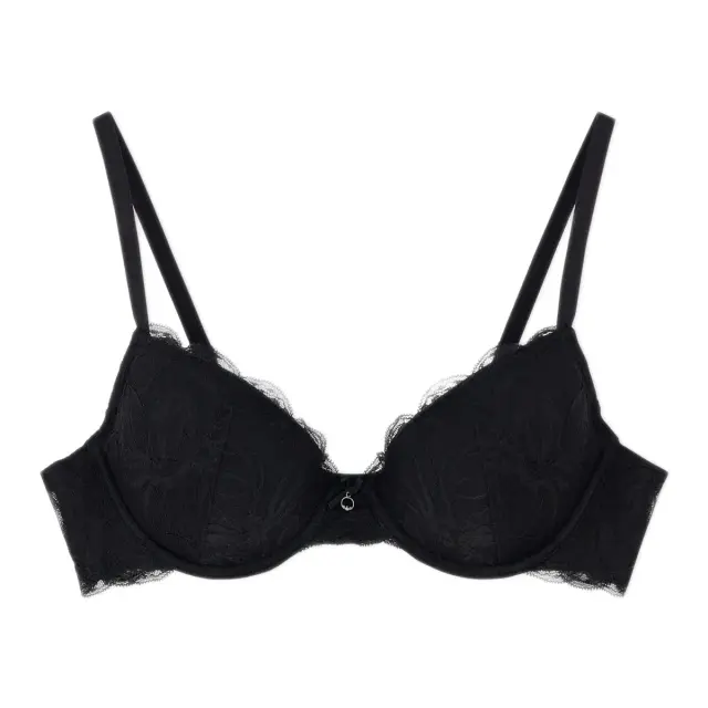 Emporio Armani Γυναικείο Σουτιέν Push-Up με Ενίσχυση, Χρώμα Μαύρο