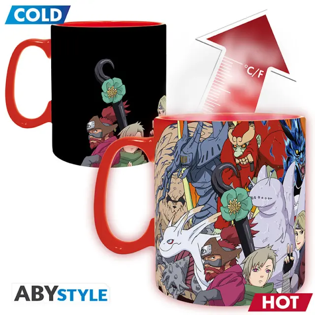 NARUTO SHIPPUDEN - Mug Heat Change -460ml- Bijû+Jinchûriki 2