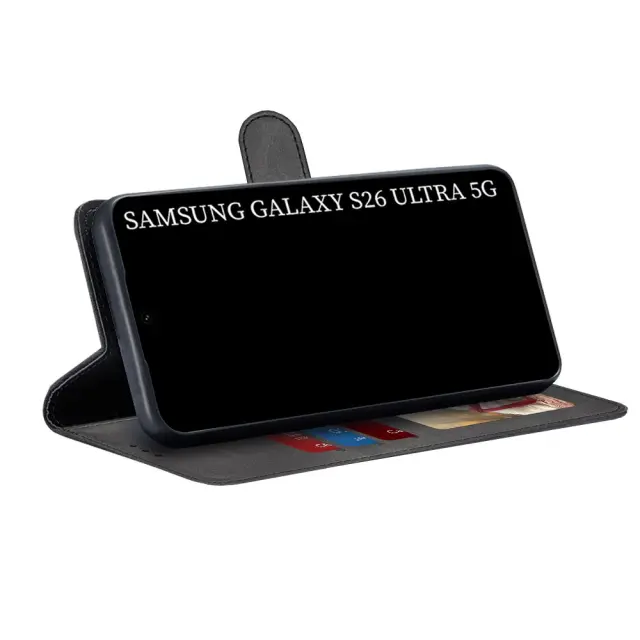 Techsuit® Diary Θήκη Βιβλίο για Galaxy S26 Ultra- Black 2