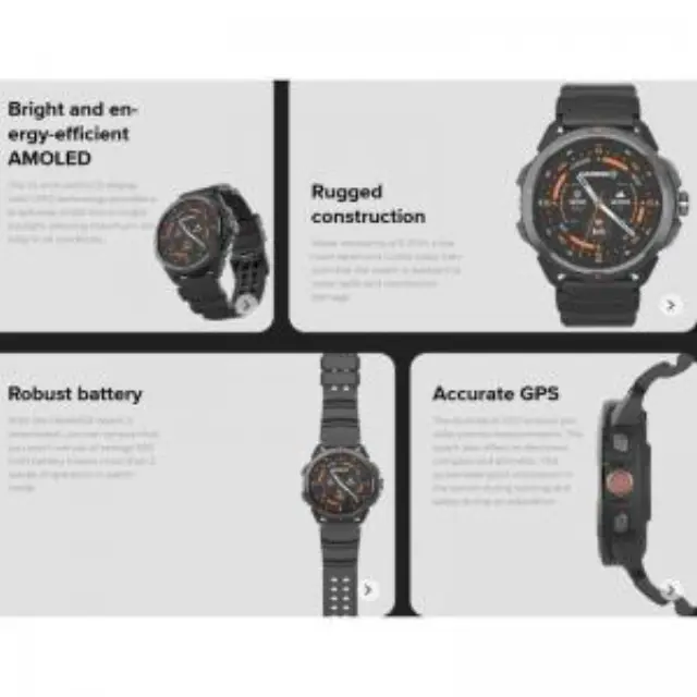 Smartwatch Hammer Watch 2 1.5" Μαύρο-Πορτοκαλί N71218 2