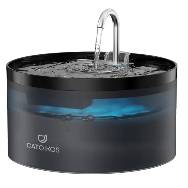 Catoikos Ηλεκτρικό Συντριβάνι Με Βρυσάκι Μάυρο 3.2Lt Μαύρο