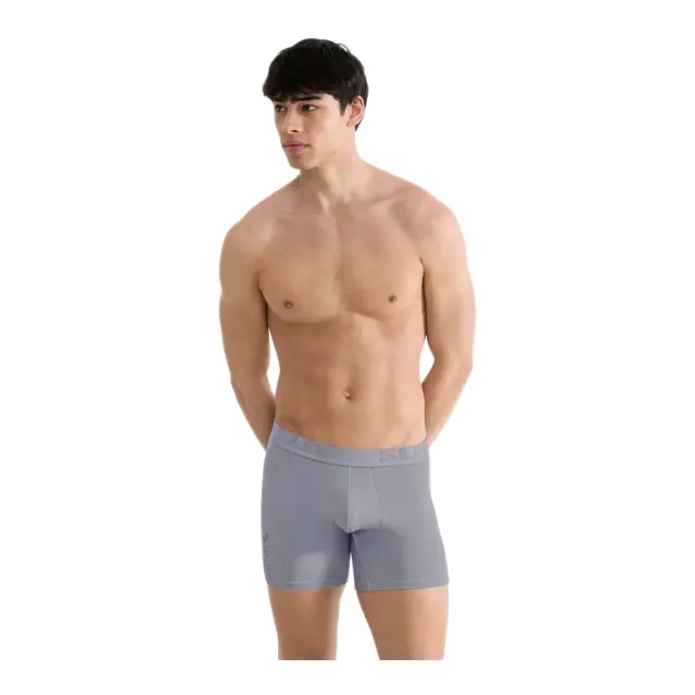 Sloggi Ανδρικό Boxer Base Soft Short - Διπλό Πακέτο, Χρώμα Morandi Grey 2