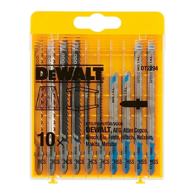 Jigsaw Blade for Wood and metal Kit (10pcs) DT2294-QZ DeWALT