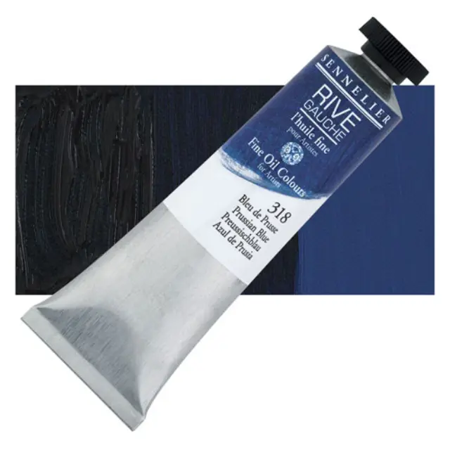 Sennelier Λάδι Rive Gauche 318 Prussian Blue - 40ml