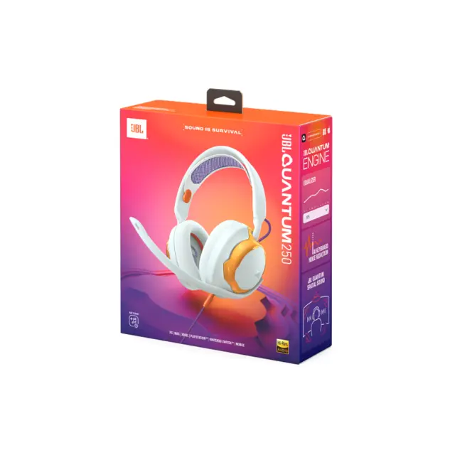 JBL Quantum 250, Over-Ear Wired Gaming Headset 3