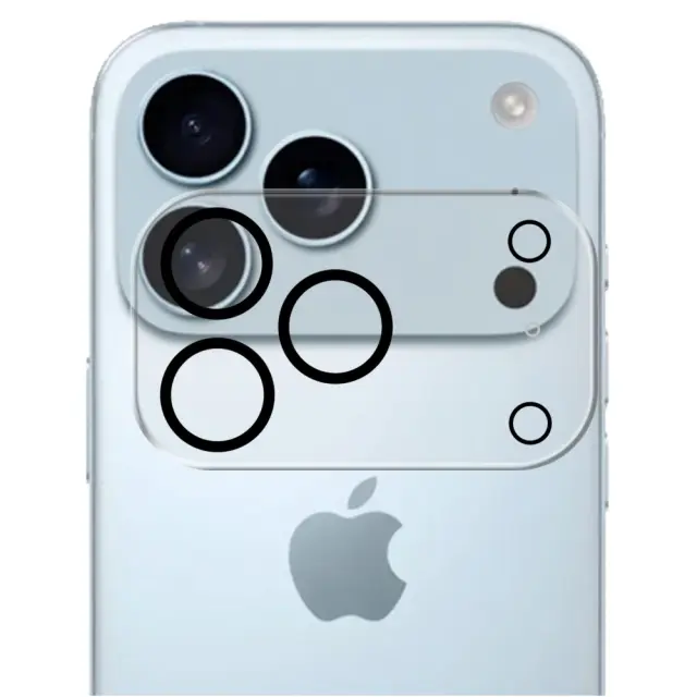 Προστασία Κάμερας Ancus Protector για Apple iPhone 17 Pro Max 5G Μαύρο