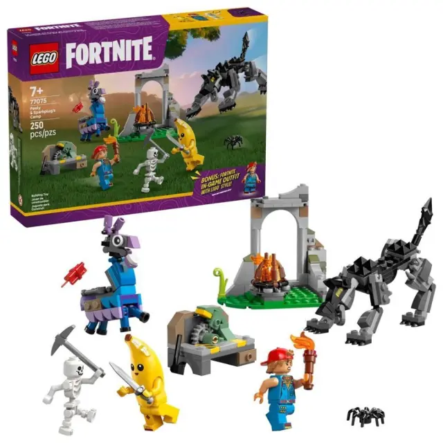 Lego Fortnite The Camp of Schali and the Spark Plug Artist (77075) (LGO77075)