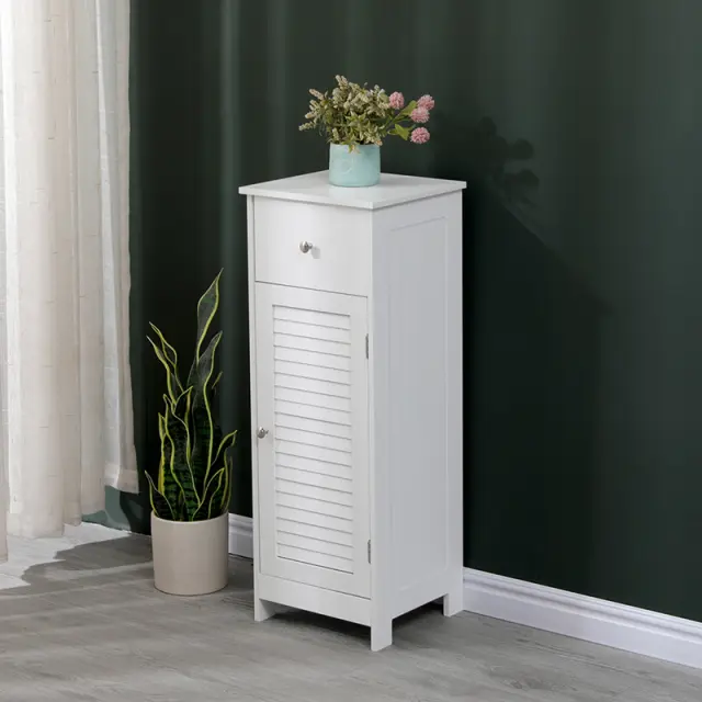 Ντουλάπι-στήλη Chesy pakoworld mdf λευκό 32x30x87εκ 3