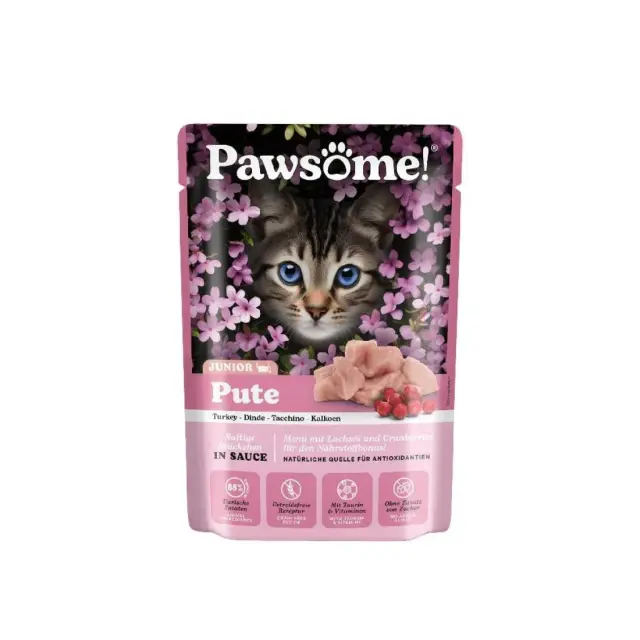 Pawsome Kitten Γαλοπούλα 85gr