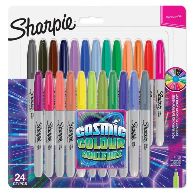 Σετ 24 Μαρκαδόροι Sharpie Fine, Cosmic Edition