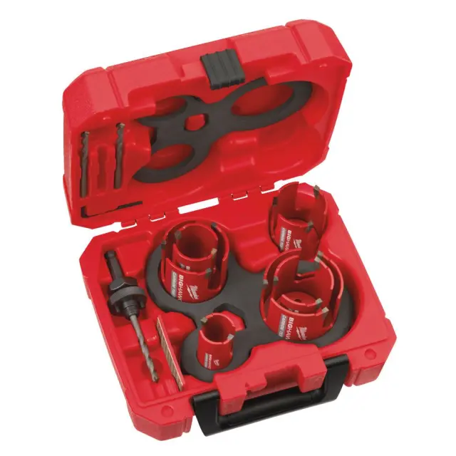 Milwaukee 4932464939 - Ποτηροτρύπανα Πολλαπλών Υλικών TCT BIG HAWG SET 10τμχ MW 2