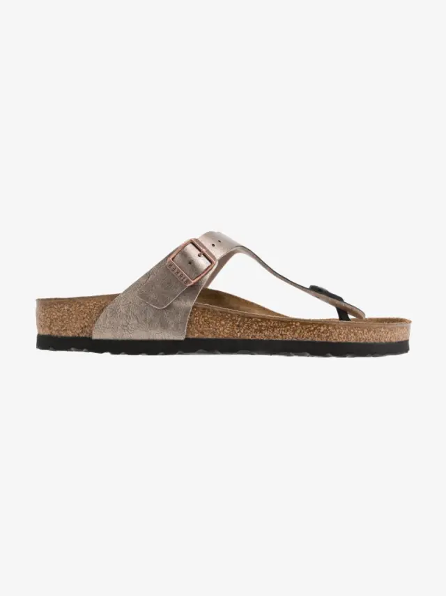 Birkenstock Σαγιονάρες Γυναικείο Birko-Flor(ανθεκτικό υλικό της Birkenstock-επιτρέπει την επαφή με το νερό) Μπεζ BIR/GIZEH GRACEFUL 1016144 TAUPE 3