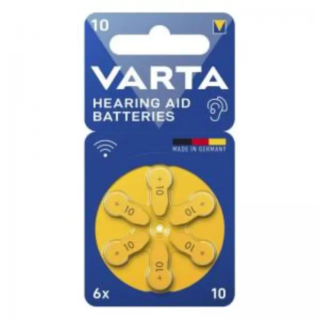 Μπαταρίες Ακουστικών Βαρηκοΐας Varta No 10 PR70 ZA10 PR10 3