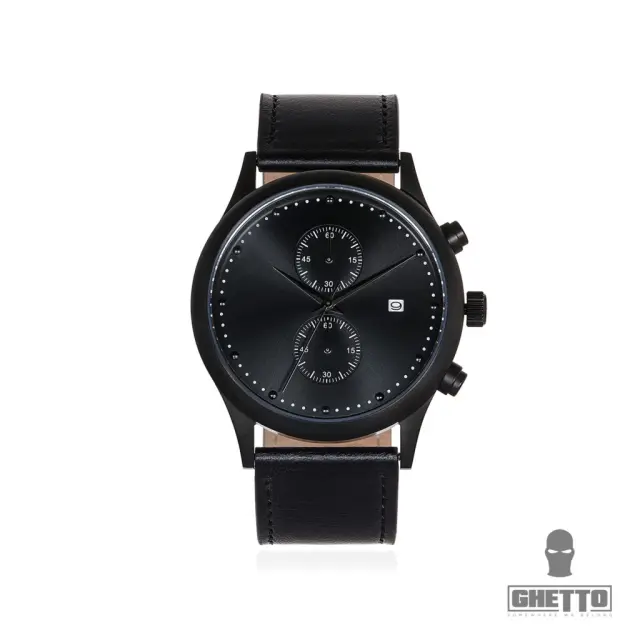 Ghetto Wrist Chrono Quartz watch No-Name Black