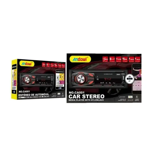Andowl MP3 player αυτοκινήτου με είσοδο USB/SD/AUX CA001 - Car MP3 player 68107 3