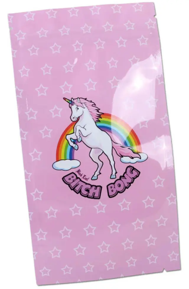 Σακουλάκι Ασφαλείας Mylar Zip Bag - Bitch Bong (192x102mm)