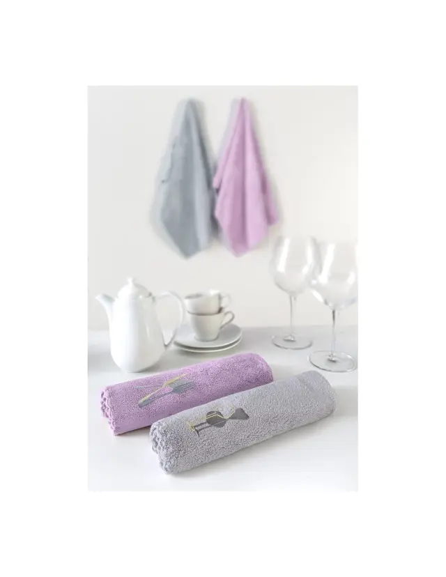 Σετ Πετσέτες Κουζίνας 2 Τεμαχίων Guy Laroche Gourmet Kitchen Set 20 35x50