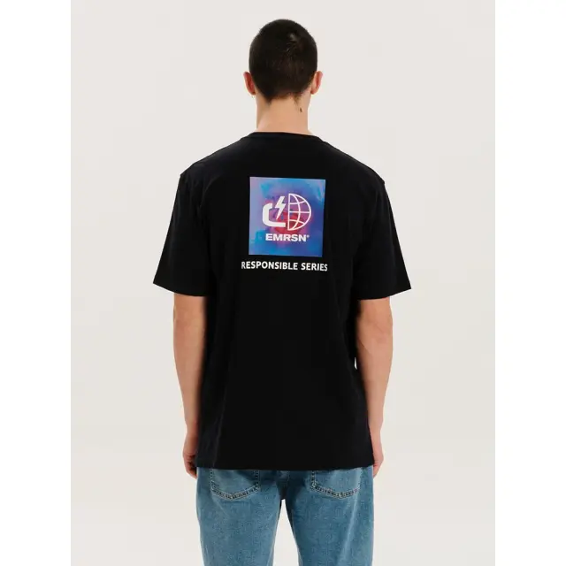 Emerson Men's SS T-Shirt (251.EM33.37-Navy Blue) - Μπλέ 3