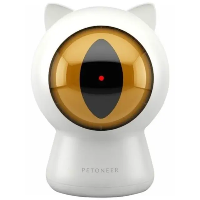 Παιχνίδι Γάτας/ Σκύλου Petoneer με Smart Dot Laser Λευκό N70821