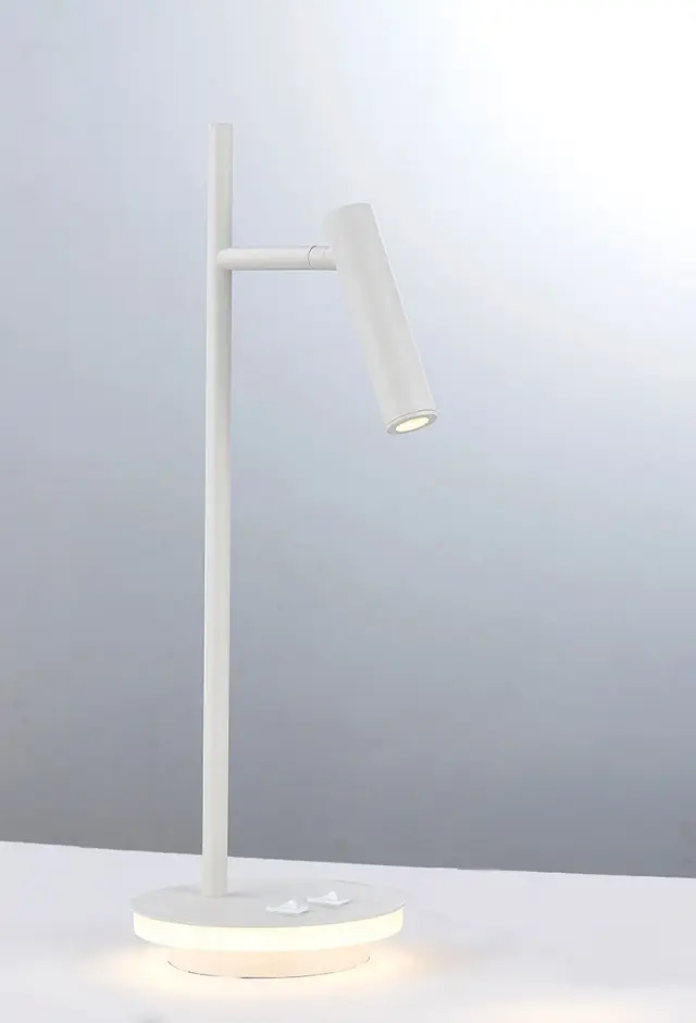 Nia 04234/W/W Φωτιστικό γραφείου LED λευκό Μαύρο