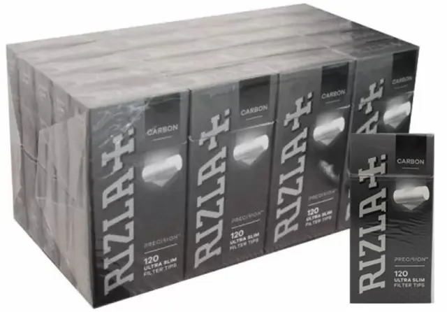 Rizla Carbon Φιλτράκια - Ανθρακας - Ultra Slim 20τεμ.