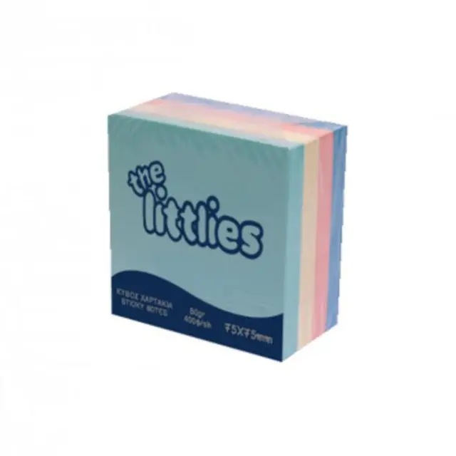 The Littlies Αυτοκόλλητα Χαρτάκια Σημειώσεων 75x75mm Παστέλ 400φ. (000646799)